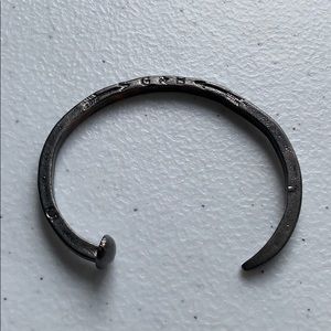 Giles and Brother railroad spike cuff bracelet
